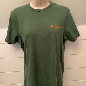 Columbia  green  t-shirt size small